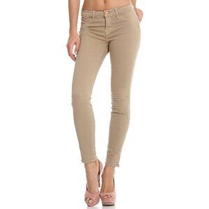 J Brand 811 Skinny Leg Jeans Pants Moccasin Khaki Tan Luxe Twill Cotton 28